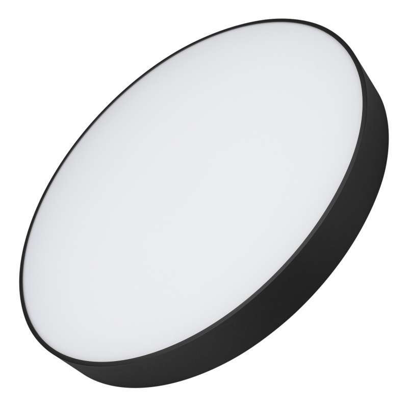 Накладной светильник  60W Белый дневной  034825 SP-RONDO-R600 220V цилиндр черный