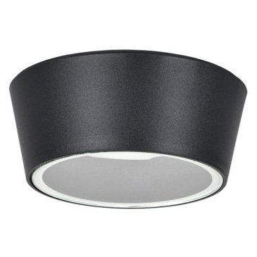 светильник IEK LIGHTING без лампы 5104 LT-UPU0-5104-GX53-1-K02 IP65 цилинд накладной черный