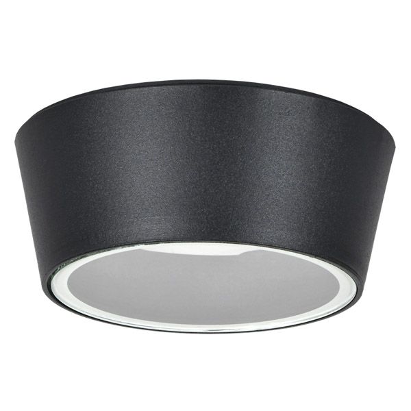 светильник IEK LIGHTING без лампы 5104 LT-UPU0-5104-GX53-1-K02 IP65 цилинд накладной черный