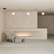 Готовый набор ременной трековой системы DENKIRS  45W Белый теплый Belty DK55SET24-01-BR подвесной коричневый