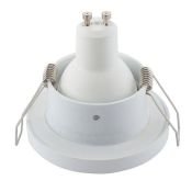 Встраиваемый светильник без лампы DENKIRS ENKEL DK3012-WH GU10 белый круглый IP44