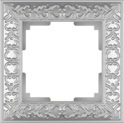 Рамка металлическая 1 пост WERKEL Antik WL07-Frame-01 / W0011521  жемчужный