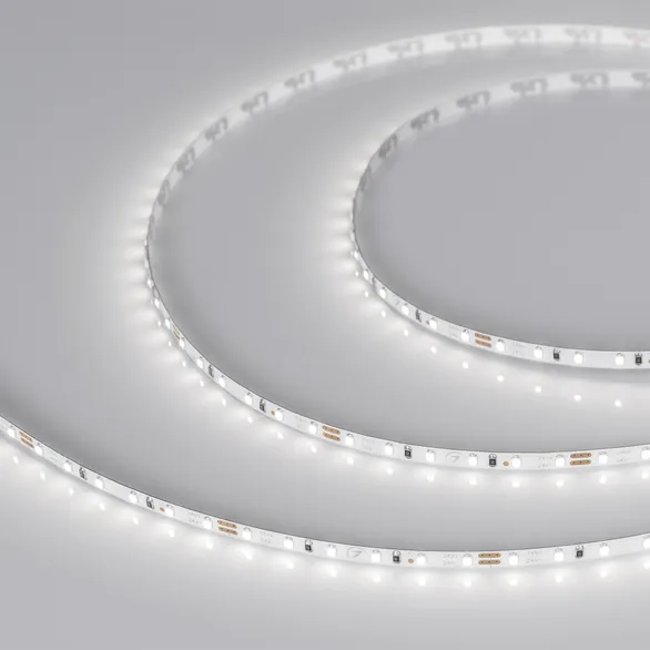 Светодиодная лента Белый дневной 2216 24V  5.4W/m 120Led/метр 024419(2)  MICROLED-M120 5000K -4мм LUX