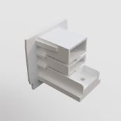 Заглушка торцевая Trinity TRA005EC-31W белый