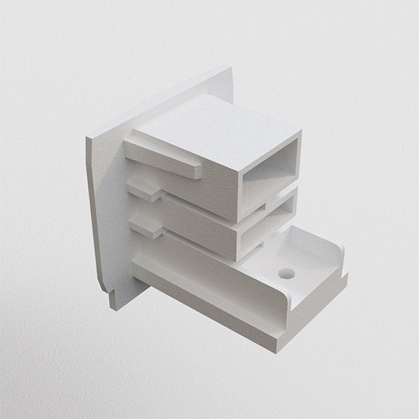 Заглушка торцевая Trinity TRA005EC-31W белый