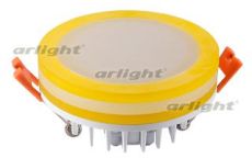 Встраиваемый светильник   5W Белый дневной 020831 LTD-80SOL-Y-5W 4000K 220V IP40 круглый желтый Уценка!!! (с витрины)