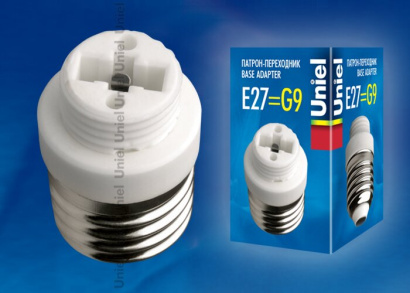 переходник 06474 с цоколя Е27 на G9  LH27-G9S