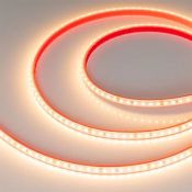 Светодиодная лента  Белый теплый 2835 24V  9.6W/m 120Led/метр герм (силиконовая экструзия) 024579(2)  RTW-PS-A120 50m 2700K  LUX IP67