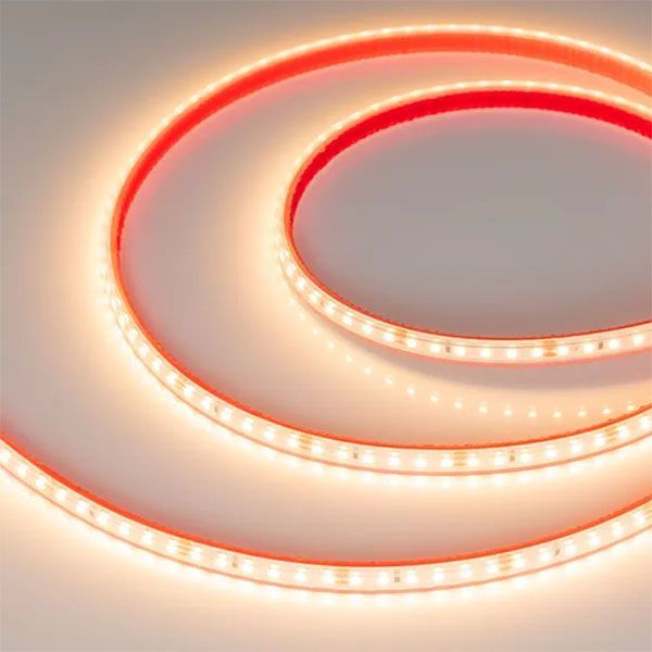 Светодиодная лента  Белый теплый 2835 24V  9.6W/m 120Led/метр герм (силиконовая экструзия) 024579(2)  RTW-PS-A120 50m 2700K  LUX IP67