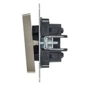 Выключатель встраиваемый двухклавишный перекрестный IEK BRITE BR-V23-0-10-K37 ВС10-2-3-БрШ шампань