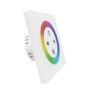 панель сенсорная встраиваемая RGB 04-09 белая (RGB,12-24V,144-288W)