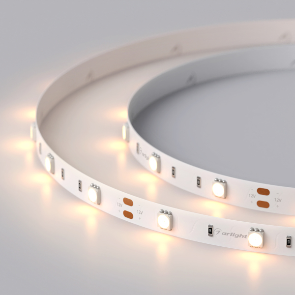 Светодиодная лента Белый теплый супер 5060 12V  7.2W/m  30Led/метр 018102 RT 2-5000  LUX