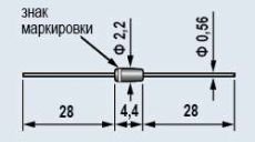 Стабилитрон      9.0V    0.34W Д814Б1