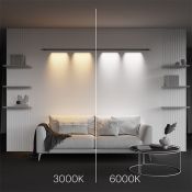 Светильник 24W Белый теплый/белый C101CL-L1000-24W3-6K-B Точки / Points Axity IP20 чёрный