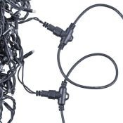 Провод-шина для гирлянд UL-00013221 UCX-F90 T05-2M-BK черный 2м, 5 Т-коннекторов, шаг 50см,статика-мерцание IP67