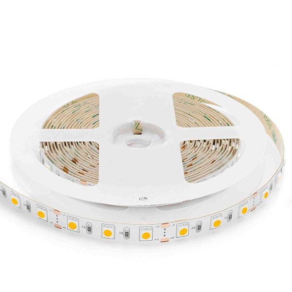 Светодиодная лента Белый теплый 5050 24V 14.4W/m 60Led/метр 00-308 PRO 10мм IP20 Светодиодная лента Белый теплый 5050 24V 14.4W/m 60Led/метр 00-308 PRO 10мм IP20