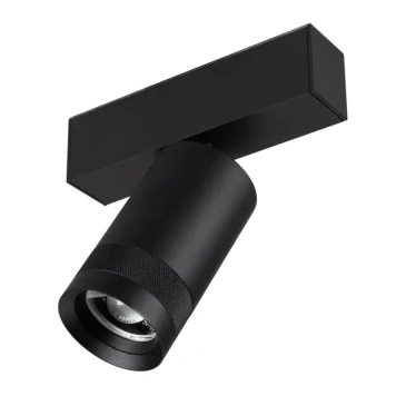 Магнитный трековый светильник 15W Белый дневной MAG-SPOT-ZOOM-45-R60 15-50 deg 24V на магнитный шинопровод черный 052298
