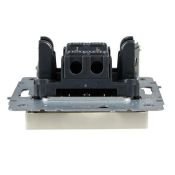 Выключатель встраиваемый одноклавишный IEK BRITE BR-V10-0-10-K10 ВС10-1-0-БрКр бежевый