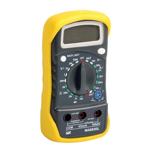 мультиметр цифровой MASTER MAS830L TMD-3L-830 IEK