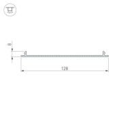 алюминиевый профиль-верх TOP-LINIA140-С-2000 ANOD 016985