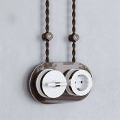 Изолятор пластиковый мокко матовый WERKEL Vintage W6433414