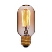 лампа ретро накаливания Vintage форма цилиндр 40W 051-934 T45 F2 GOLDEN/E27 диммируемая