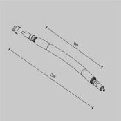 Гибкий коннектор для системы Axity CA005FC-B чёрный