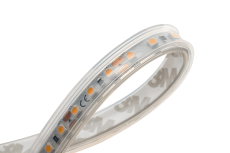 Светодиодная лента Белый теплый 3528 12V  9.6W/m 120Led/метр герм (силиконовая трубка) 00-00003352 DSG 3528 120L-V12-IP65  LUX