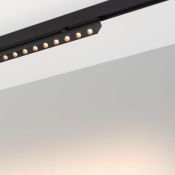 Магнитный трековый светильник 18W Белый теплый MAG-DOTS-FOLD-25-S600 30deg  24V на магнитный шинопровод черный 034221