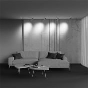 Трековый светильник 12W Белый дневной Фокус/Focus LED Unity 50deg TR021-1-12W4K-W-BBS IP20 на шинопровод латунь