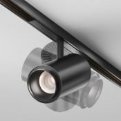 Трековый светильник 12W Белый дневной TR244-12W4K-B Фокус/Focus Zoom Exility X 4000К чёрный