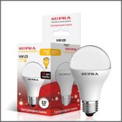 светодиодная лампа шар  A60 Белый дневной 14W Supra SL-LED-PR-A60-14W/4000/E27  6909 Уценка!!!