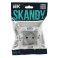 Штепсельная розетка встраиваемая IEK SKANDY 10А SK-R10-10-K23 SK-R02S без з/к без шторок серебряный