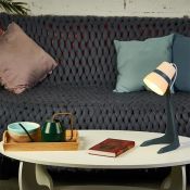 светильник настольный без лампы ULO-K22 D-E14-A BLACK-CREAM UL-00009543 черный/кремовый