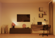 светодиодная лампа шар  A60 RGBW 10W 1180112  Gauss Smart Home диммируемая