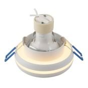 Встраиваемый светильник без лампы DENKIRS CLOD DK4031-WH GU10 белый круглый