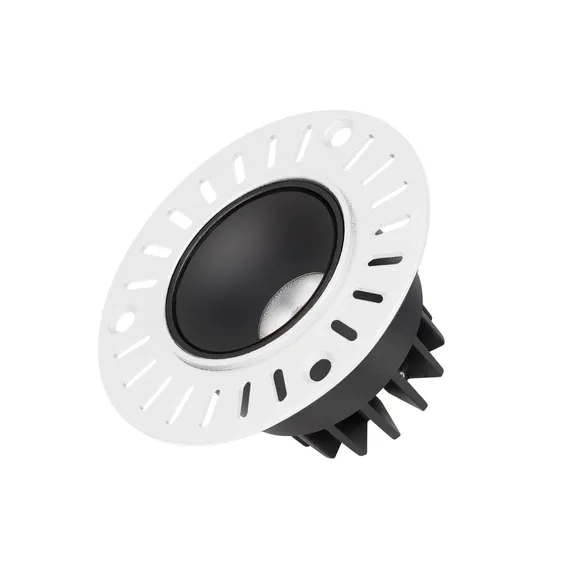 Встраиваемый светильник   8W Белый теплый 031882(1) MS-ATLAS-TRIMLESS-R50 32deg 230V круглый  встраиваемый черный с белой вставкой