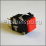 Кнопка ON-(ON) RWD-321 (KD2) 3A/250V 6c -черно-красная квадр.-