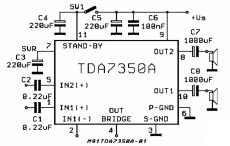 микросхема TDA7350A