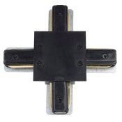 Соединитель для однофазного шинопровода Х-образный UL-00007452 UBX-Q123 R41 BLACK 1 POLYBAG Volpe