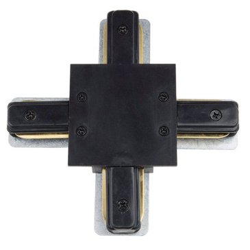Соединитель для однофазного шинопровода Х-образный UL-00007452 UBX-Q123 R41 BLACK 1 POLYBAG Volpe