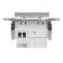 Розетка встраиваемая USB IEK SKANDY A+C 3,1А SK-U22-D31-K23 SK-R14S серебряный