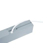 светильник  60W Белый UL-00013177 ULO-K10D 60W-5000K-L120-H SILVER 220V IP40 линейный подвесной серебристый