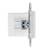Розетка встраиваемая USB IEK SKANDY A+A 3,1А SK-U21-D31-K01 SK-R15W арктический белый