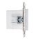 Розетка встраиваемая USB IEK SKANDY A+A 3,1А SK-U21-D31-K01 SK-R15W арктический белый