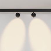 Трековый светильник 15W Белый теплый Линза/Lens Exility TR217-2-15W3K-B IP20 на магнитный шинопровод черный