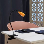 светильник настольный   4W UL-00010748 ULM-D501 4W-4000K ORANGE на прищепке оранжевый светильник настольный   4W UL-00010748 ULM-D501 4W-4000K ORANGE на прищепке оранжевый