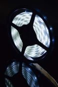 Светодиодная лента Белый 5060 12V  7.2W/m 30Led/метр герм (силикон) 00000000077 SWG530-12-7.2-W-65