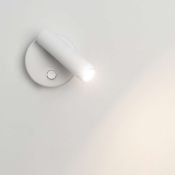 светильник  3W Белый теплый 031393 SP-BED-R90 220V бра  накладной  белый