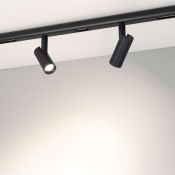 Магнитный трековый светильник  6W Белый теплый MAG-FLEX-SPOT-R35 324deg 48V черный 036320